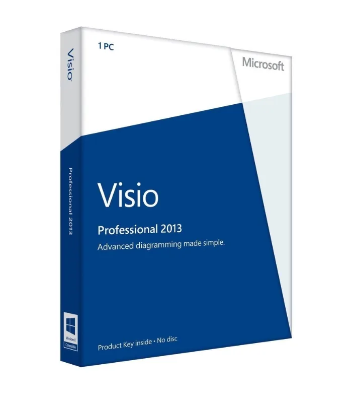 Microsoft Visio Professional 2013 Product CD License Key