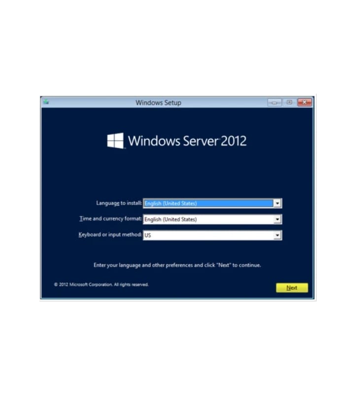 Microsoft SQL server 2012 Standard Product CD License Key