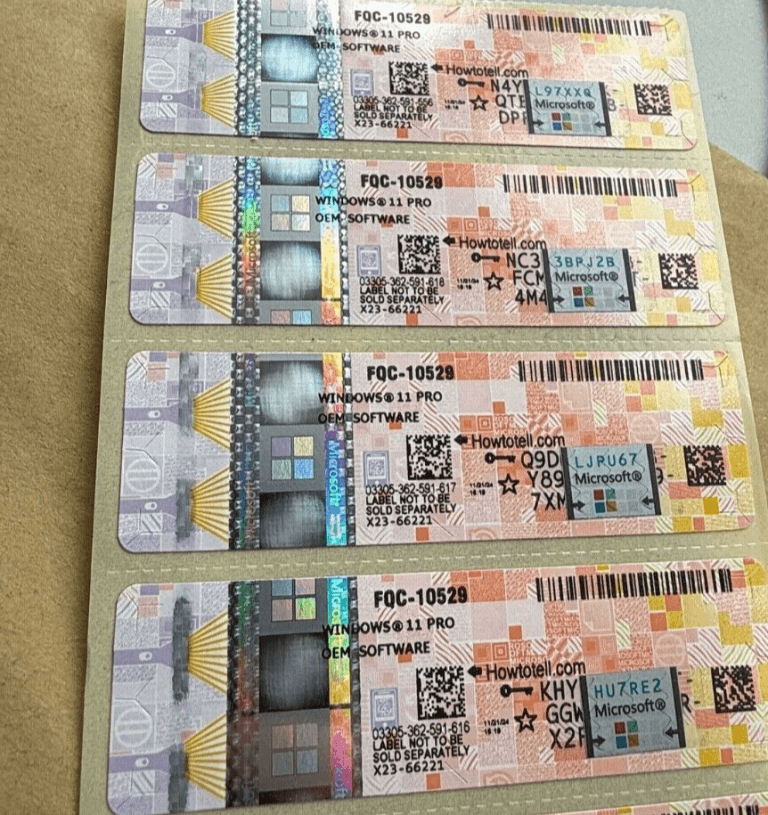 windows 11 pro coa sticker same day delivery in Lahore. Unbeatable prices in Pakistan!