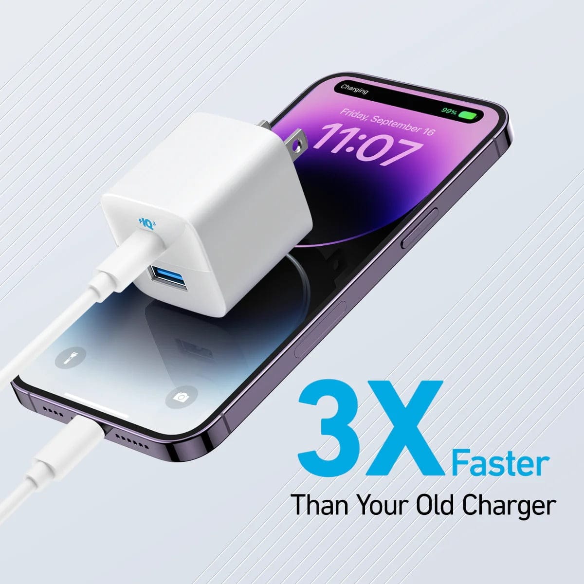 Anker 323 Charger (33W) – With both a USB-C port and a USB-A port