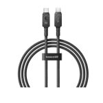 Baseus Unbreakable Series Fast Charging Data Cable Type-C to Type-C 100W 1M – Black Lahore Pakistan