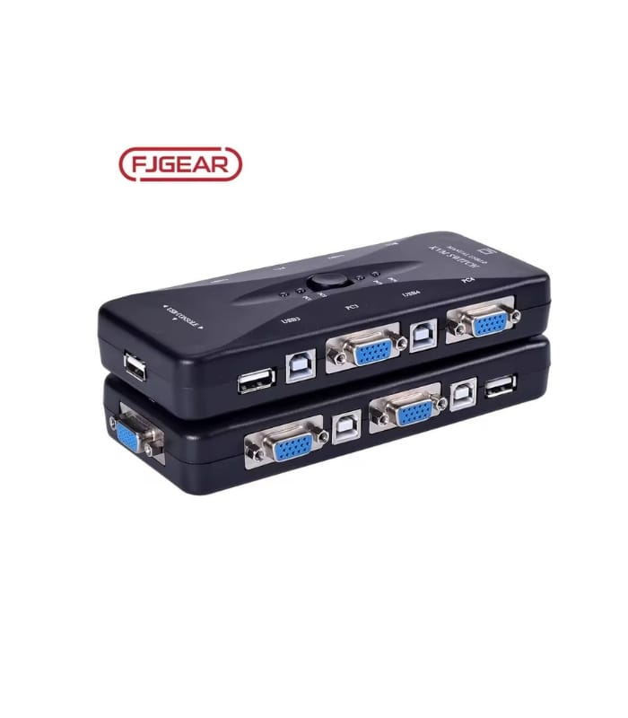 FJGEAR kvm switch USB 2.0 4 Lahore Pakistan