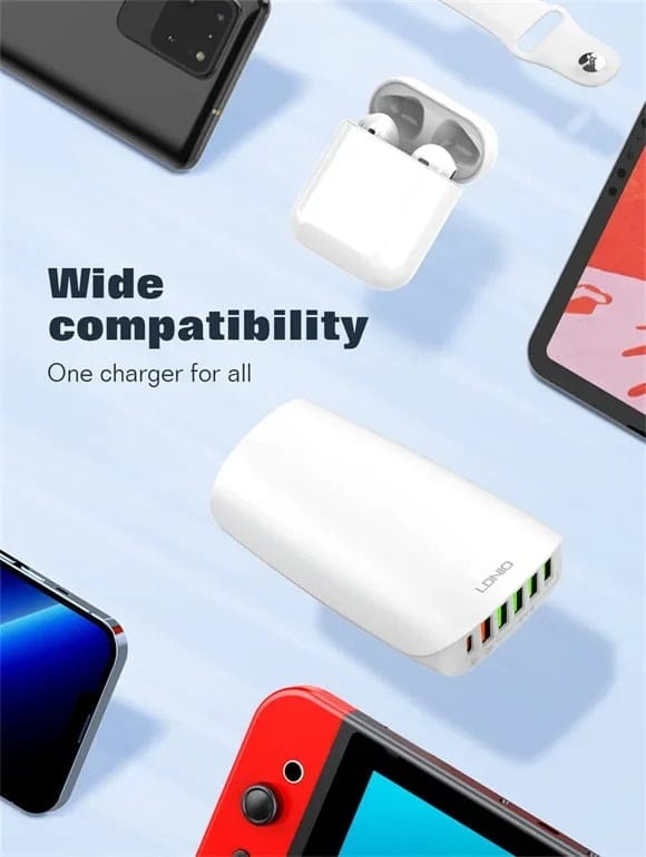 Ldnio A6573C 65W Multi-ports Desktop Charging Station