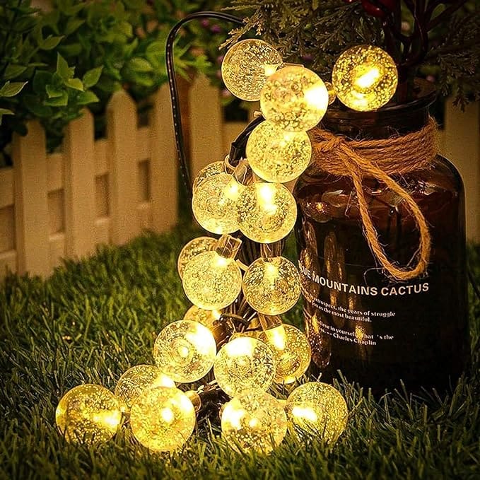 Lezonic Solar String Lights Outdoor Waterproof
