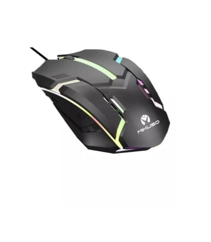 MIKUSO MOS-379U RGB Breathing Light Gaming Optical Mouse Lahore Pakistan