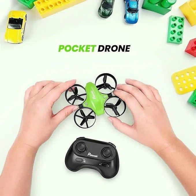 Potensic A20 Green Drone with Extra Two Batteries and Charger Line