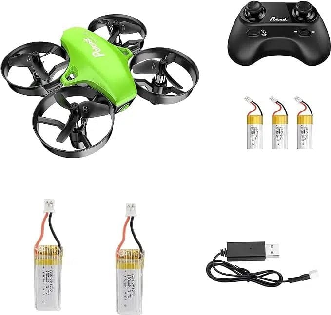 Potensic A20 Green Drone with Extra Two Batteries and Charger Line