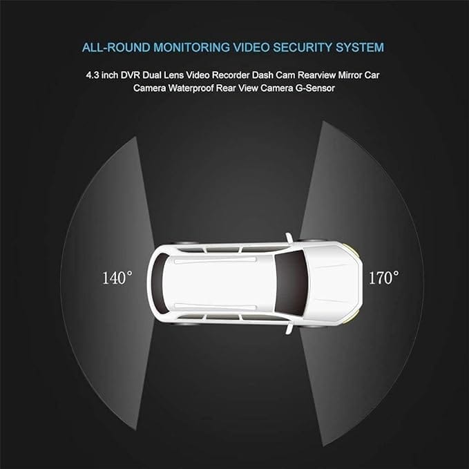 Vehicle Blackbox DVR with Dual Camera