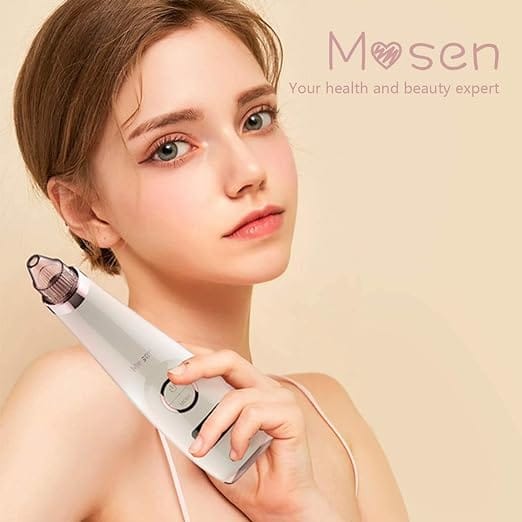 Mosen M1905 Blackhead Remover -Pink,5 Adjustable Level