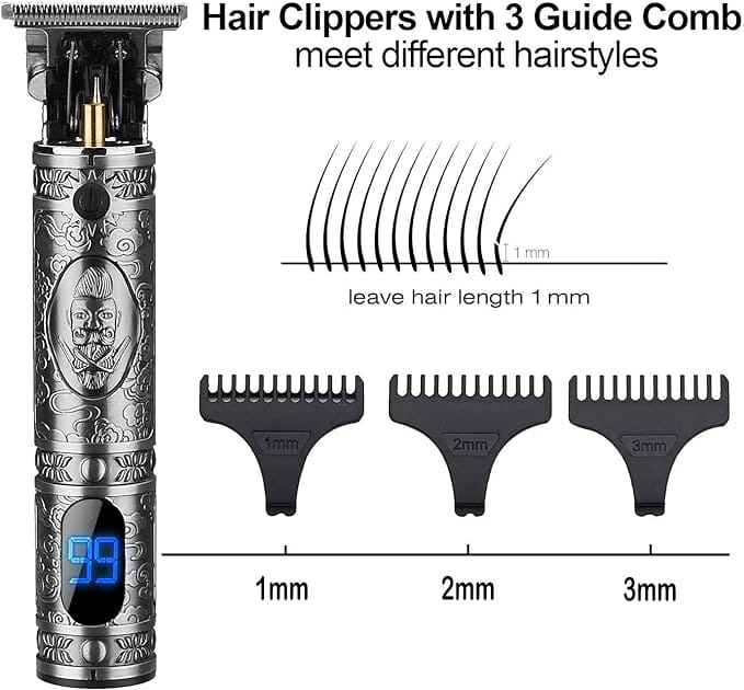 Suttik Hair Trimmer for Men, Professional Hair Clippers for Barber, Beard Trimmer for Men