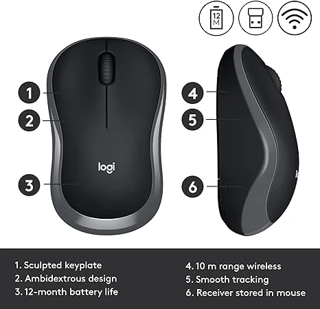 Logitech M185 Wireless Mouse