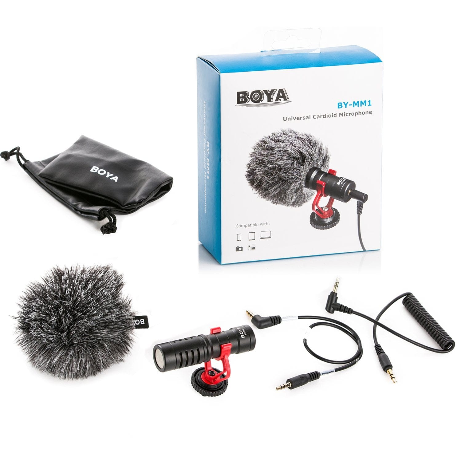 BOYA BY-MM1 Universal Cardiod Shotgun Microphone