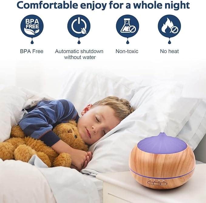 Diffusers for Essential Oils Large Room 500ml Without Bottle