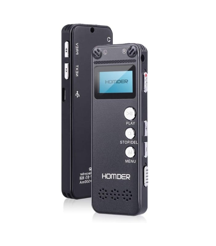 Digital Voice Recorder, Homder USB Professional Dictaphone Recorder with MP3 Player Lahore Pakistan