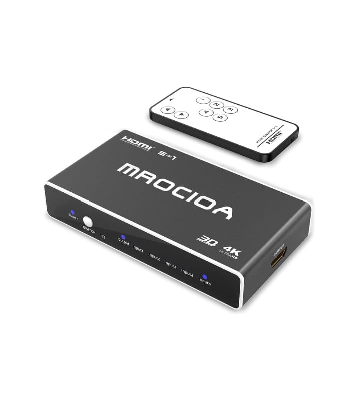 MROCIDA HDMI Switch 4K 30hz hdmi 1.4 5 in 1 Out Lahore Pakistan