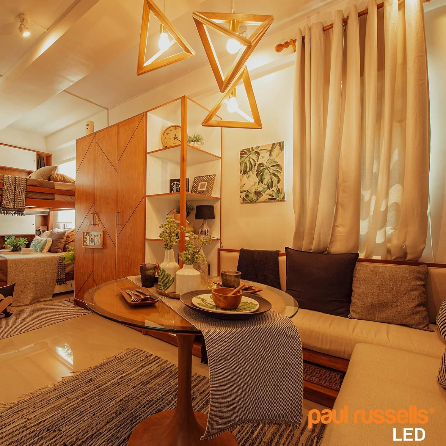 Paul Russells LED Golf Ball Light, Small Edison Screw SES, 25w Pack of 6