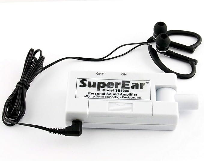 Personal Sound Amplifier Model SE5000 (PSAP), 50dB Pocket Size Audio Amplifier with Headphones