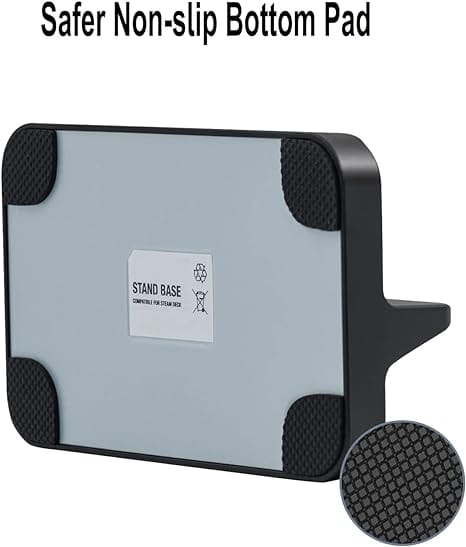 Stand Base for Valve Steam Deck, Steam Deck Dock Accessories Holder Stand with Anti-Slip Silicone Pad