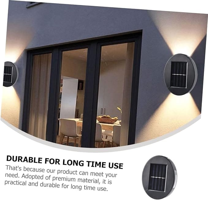 Uonlytech Park Solar Light Solar Wall Light Pc Outdoor Post Lamp LED Solar Light