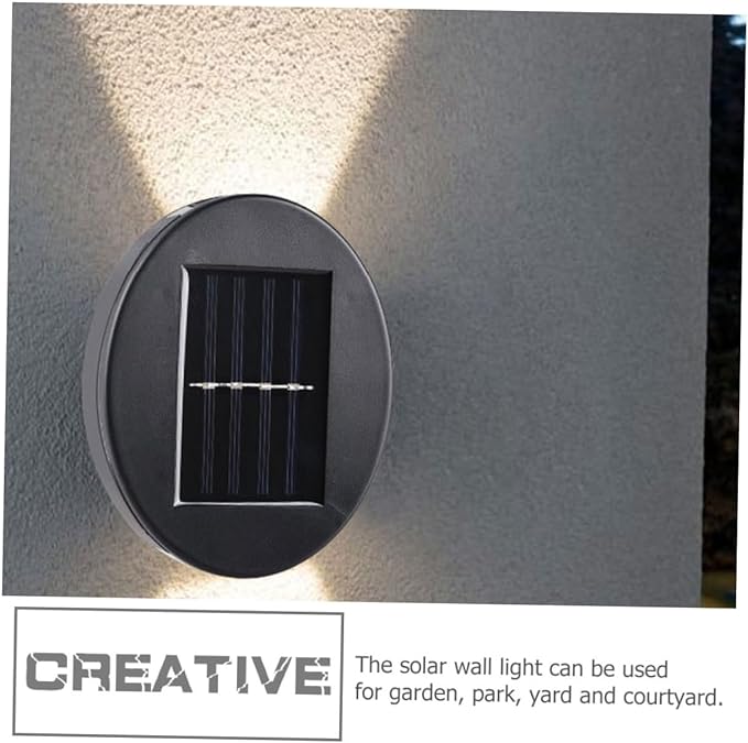 Uonlytech Park Solar Light Solar Wall Light Pc Outdoor Post Lamp LED Solar Light