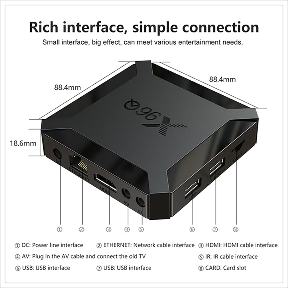 X96Q TV Box 8GB+128GB Android 10 H313 CHIP