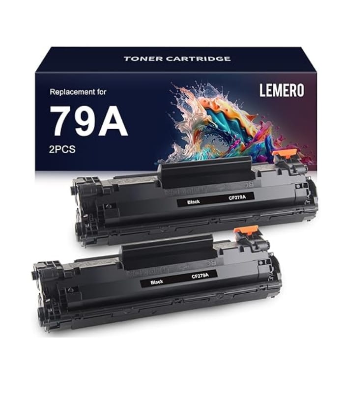 79A Toner Cartridge Include: Compatible Black 79A Toner Cartridge 79A Toner Cartridge Compatible Printers: HP laserjet Pro M12w M12a, LaserJet Pro MFP M26nw M26a 79A Toner Cartridge Page Yield: Up to1000 pages per Black 79A Toner Cartridge at 5% coverage 79A Toner Cartridge Package Contents: 2 x 79A CF279A black toner cartridge 79A Toner Cartridge Print true-to-life photos, resists fading and smudging