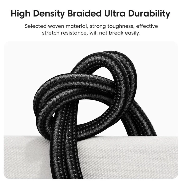 Aspor A153 240W LED Light Type-C to Type-C PD Fast Charging Cable – 1.8M