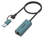 ONTEN UE106+ Ethernet Adapter USB-A & USB-C Lahore Pakistan