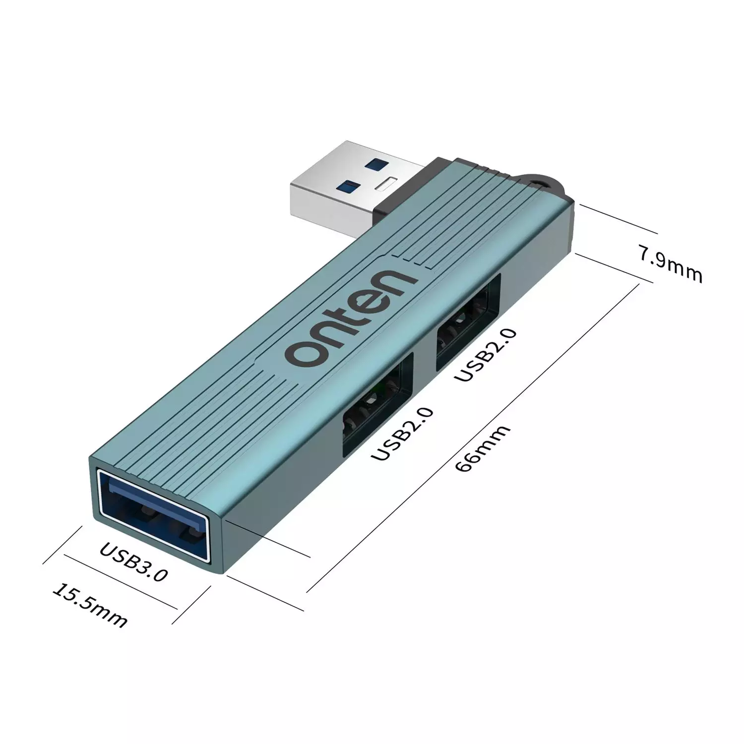 ONTEN US51 3 in 1 USB HUB to 3 port Hub USB
