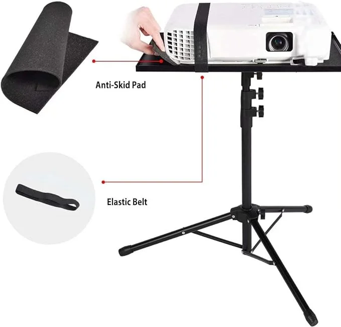 Portable Projector and Laptop Stand Table Tripod