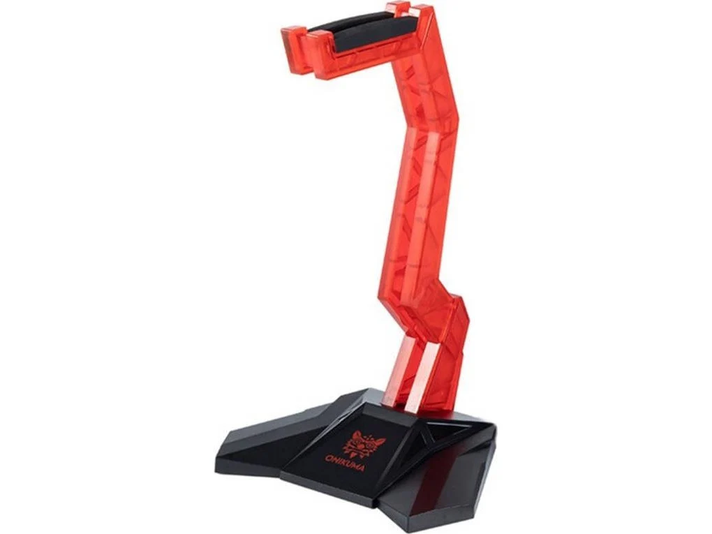 Onikuma ST-3 Acrylic Stable Anti-Slip Headphone Stand (Red)