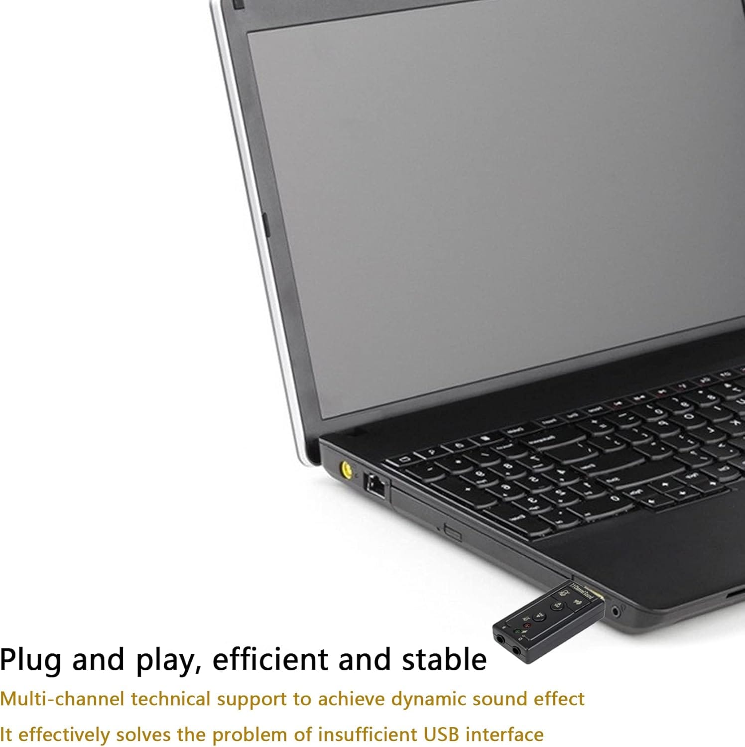 Sound Card 7.1 Channel USB External Audio Adapter