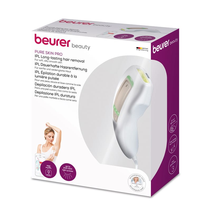 Beurer IPL Pure Skin Pro for long-lasting hair removal IPL 5500