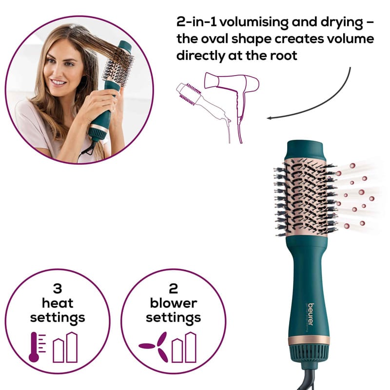 Beurer Ocean 2-in-1 volumising hair dryer brush HC 45