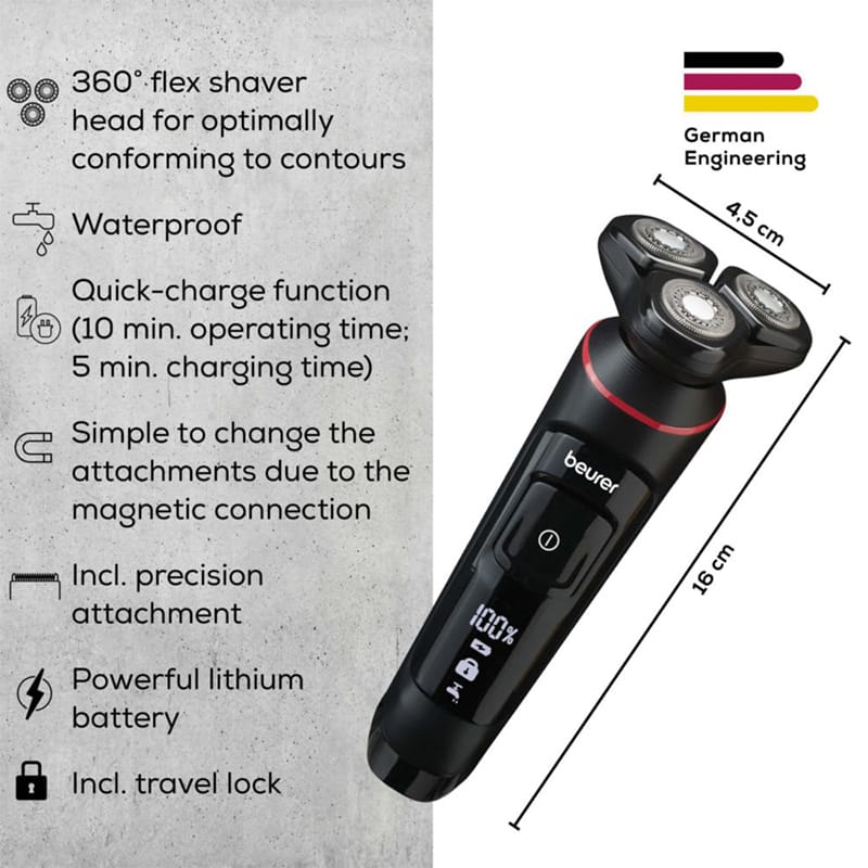 Beurer Rotary shaver MN8X