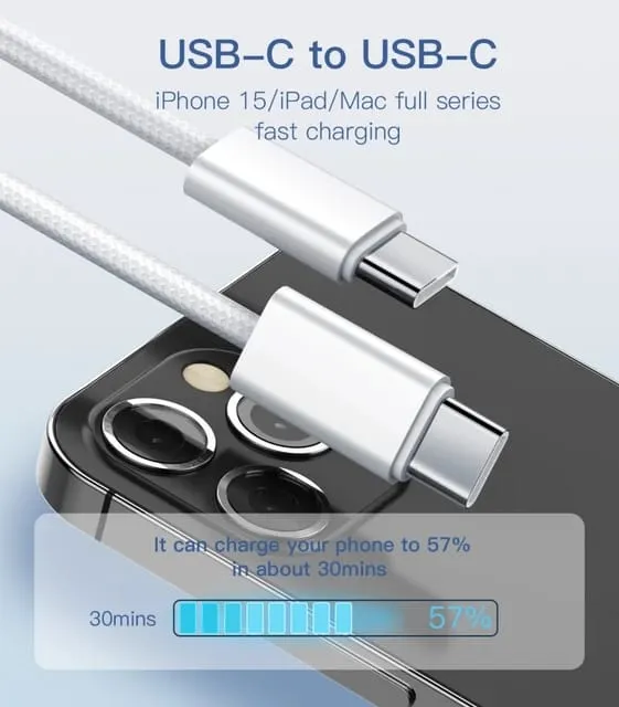 LDNIO LC901C Type-c To Type-c for Fast Charging 1M Cable