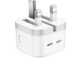 WEEWLE PD 35W Dual USB-C / Type-C Ports Charger for iPhone / iPad Series, UK Plug