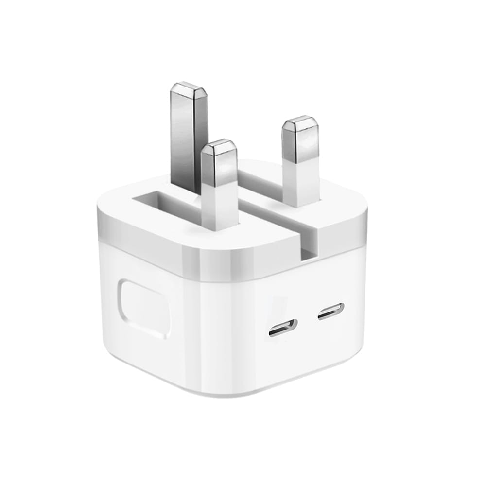 WEEWLE PD 35W Dual USB-C / Type-C Ports Charger for iPhone / iPad Series, UK Plug