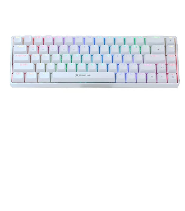 Xtrike Me GK-995W WH Tri-Mode 60% Wireless Mechanical Gaming Keyboard Red Switches