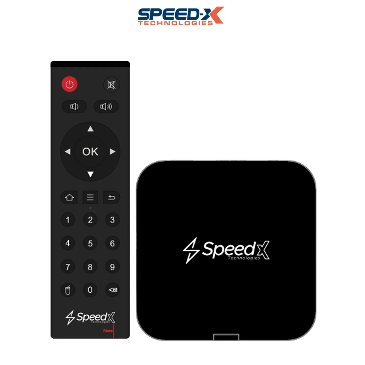 Speed-X Flare A10 Quad-Core 4K Smart TV Box (2GB+16GB, Android 10)