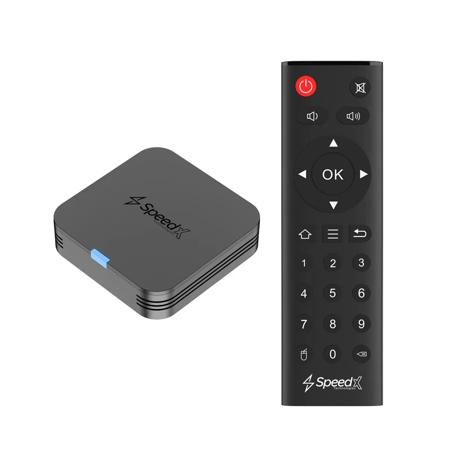 Speed-X Flare A10 Quad-Core 4K Smart TV Box (2GB+16GB, Android 10)